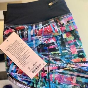 Lululemon speed shorts seawheeze 2018 size 4